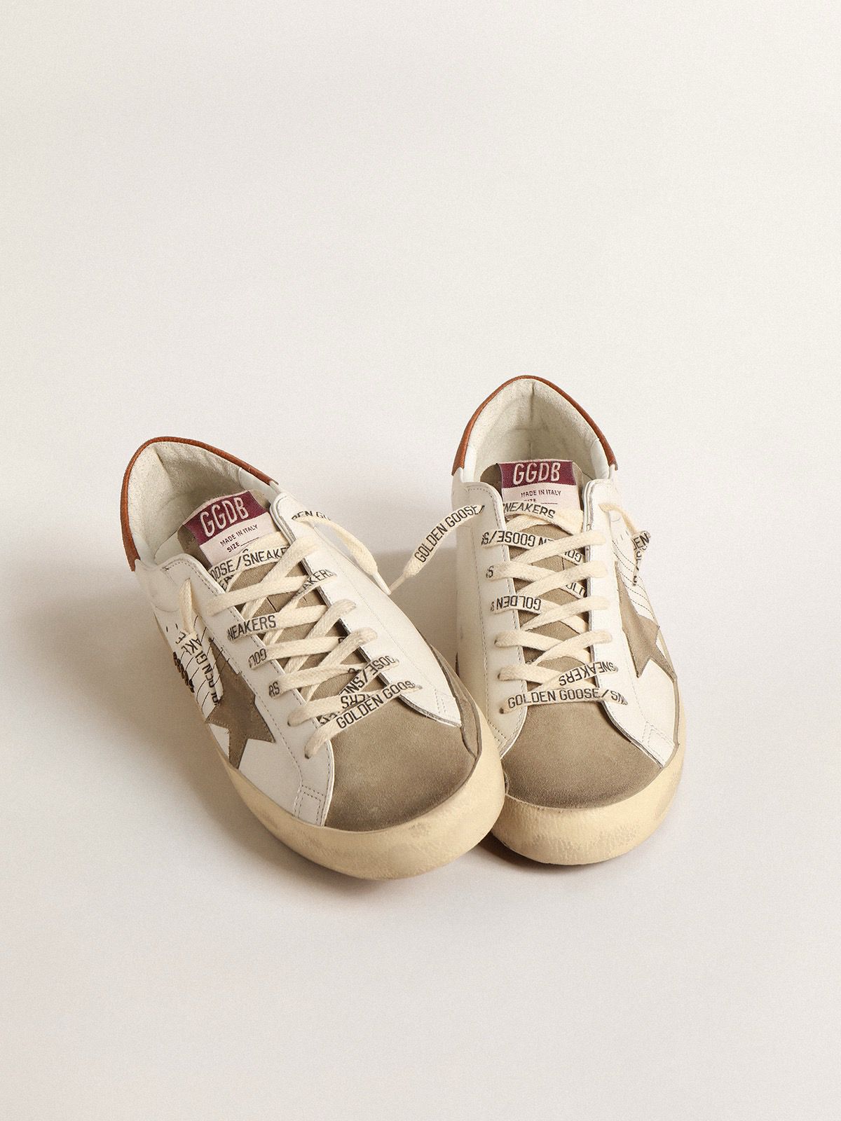 GOLDEN GOOSE SUPERSTAR "Brown lether"