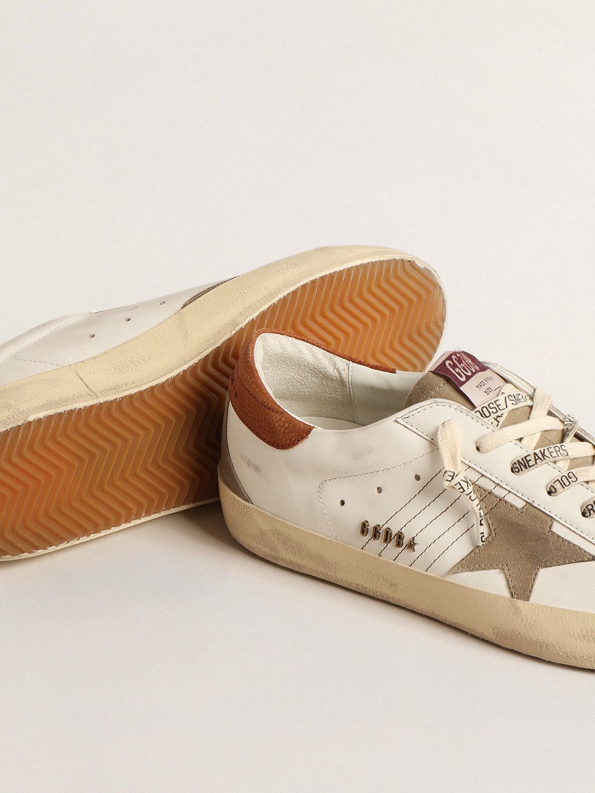 GOLDEN GOOSE SUPERSTAR "Brown lether"